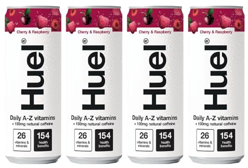 Huel Cherry & Raspberry Daily A-Z Vitamins 4 x 330ml