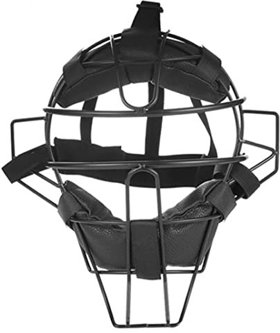 Softball Catchers Helm Weichpolsterbaseball Helm Verstellbarer Baseball Motorrad Helm Baseballzubehör Leicht für über 8 Jahre alte Kinder Erwachsene Schwarz