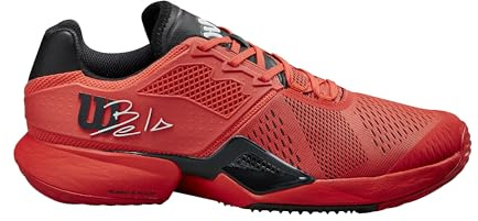 WILSON Bela Tour Men's Padel Shoe - Infrared/Black, Size 9.5 US
