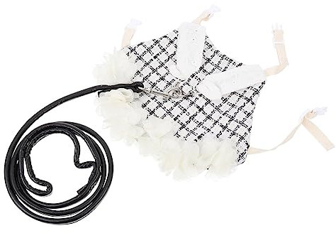 SEWOART Kaninchen Geschirr Mit Leine Hasen Geschirr Haustier Kaninchen Kleid Baumwolle Harness Atmungsaktiv Für