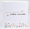 goldbuch 513 Babytagebuch Voller Wunder Wiese Weiß, Erinnerungsalbum mit 100 illustrierten Seiten, Einband mit Goldprägung und einem Wiesen-Motiv, Erinnerungsalbum, Babyalbum ca. 24,5 x 22,5 x 3,5 cm