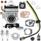 Qiuwanzia 52cc Vergaser für CG430 CG520 BC530 BC520 43CC 47CC 49CC 40-5 44-5 2-Takt Motor für Harbor Freight 2HP Predator für Ryobi für Mountfield Rasenmäher Kettensäge Strimmer Teile 15mm