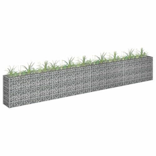Gecheer Gabion Raised Bed Galvanised Steel 360x30x60 cm Gabions Model145642