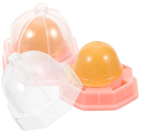 ROMISBABA 2pcs Edible Catnip Ball Candy Vitamin Lollipop Pet Chew for Cats Kittens Orange Packaging Natural Mint Snack to Promote Tongue Movement and Relaxation