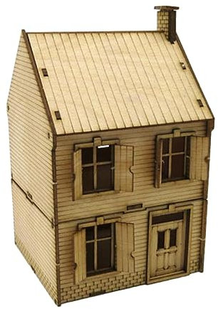 Harilla Kits de modèles de construction d'architecture à l'échelle 1:72 Kits de modèles en bois ornements faits à la main pour la mise en page décor de