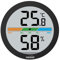 Youshiko Digital Thermo-Hygrometer, Indoor Weather Thermometer Hygrometer Gauge, Monitor Temperature and Humidity Meter for Home Office, Min/Max Records (Black)
