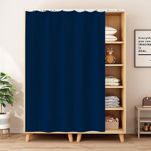 Rideau d'ombrage de placard, rideau anti-poussière pour étagères, salle de bain, rideaux de placard pour cuisine, salle de bain, rideaux avec rails coulissants (taille : 70 x 90 cm, couleur : 19)