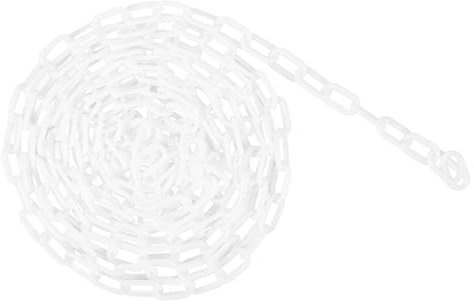 SOLUSTRE Safety Barrier Chain Caution Chain for Traffic Control Buckle Attachments for Crowd Management and Warning Various Scenarios