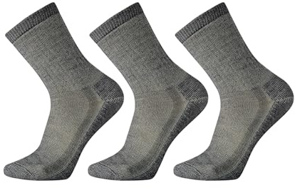 Smartwool Men's Hike Classic Edition Full Cushion Crew Socks, Medium Gray-3pk, X-Large