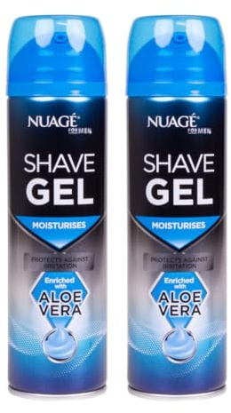 Men’s Shaving Gel Duo Pack (2 x 200ml) – Enriched with Aloe Vera for deep hydration. Helps prevent irritation and ensures a smooth, comfortable shave