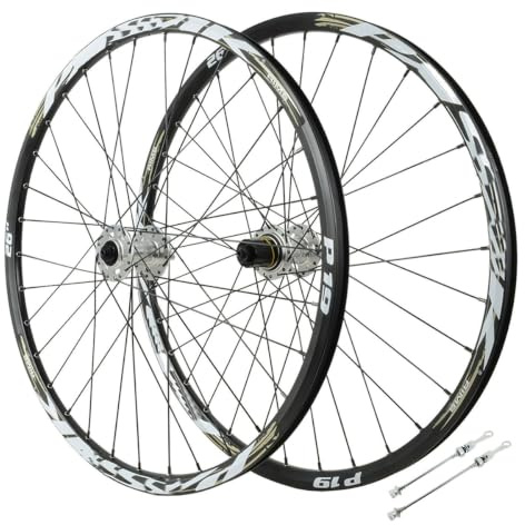 26/27,5/29 Tum Mountainbike Hjulset Skivbroms Cykelhjul QR 100/135MM | MTB Fram- Och Bak Hjul Aluminiumlegering Fälg, For 7-12 Växlad Kassett