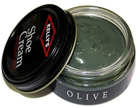 Kelly's Shoe Cream - Professional Shoe Polish - 1.5 oz - Olive