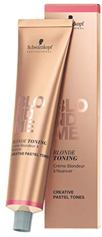 Schwarzkopf Professional BlondMe Toner Stahlblau, 1er Pack (1 x 60 ml)