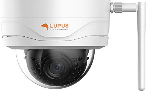 Lupus LE204 WLAN IP Domekamera, Überwachungskamera für aussen, SD Aufzeichnung, Deutscher Hersteller, kabellos via WLAN, Nachtsicht, Metallgehäuse, inkl. PC/MAC-Software, ohne AKKU, Version 2024