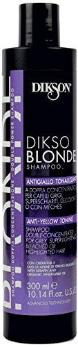 Shampoo Antigiallo Tonalizzante con Pigmenti Colorati 300 ml Dikso Blonde (D4964)