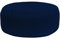 Bruni Pouf Sitzhocker M in Blaugrau – runder Sitzpouf, Indoor und Outdoor als Fußhocker, Yoga-Sitzkissen, Meditationskissen geeignet, in Deutschland gefertigt