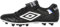 Umbro Herren Speciali Pro 24 Gl Fg Fußball-Stollen, schwarz/weiß/blau, 45 EU