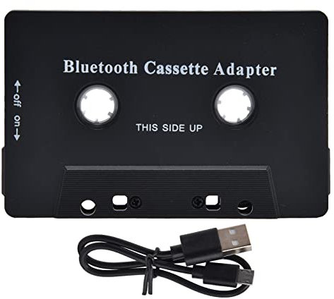 Bluetooth Kassentenadapter, Wiederaufladbarer Kabelloser Auto Adapter