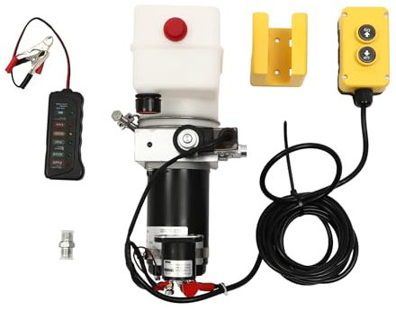 Hydraulikpumpe für Kippanhänger Hydraulikaggregat 12V einfachwirkende Hydraulikpumpe für Kipper Hydraulikpumpen pumpen und pumpen die Per fernsteuerung bedient werden