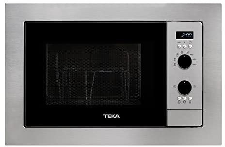 Teka MS 620 BIH - Microondas de Integración, Capacidad 20 Litros, Panel de Mandos Electrónico, Salida 700 W, Interior en Acero Inoxidable, 5 Programas de Descongelación, Color Acero Inoxidable