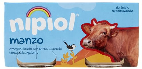 Nipiol Omogeneizzato Manzo 2x80g (12 Confezioni)