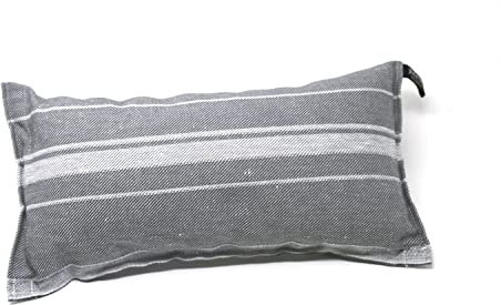 Jokipiin Pellava 1 Saunakissen Lieblingskissen Reisekissen | Design: Linea | Maße: 40 x 22 cm, Leinen/Baumwolle | schadstofffrei Ökotex 100 | hergestellt in Finnland (grau/weiß)