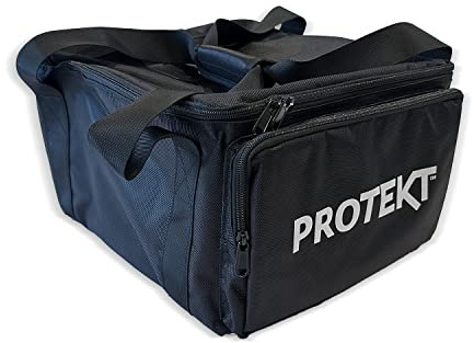 Protekt Universal Lights Bag for 4 Small Moving Heads with 1, 2 or 4 compartments and a Front Pocket (220 x 300 x 280mm)