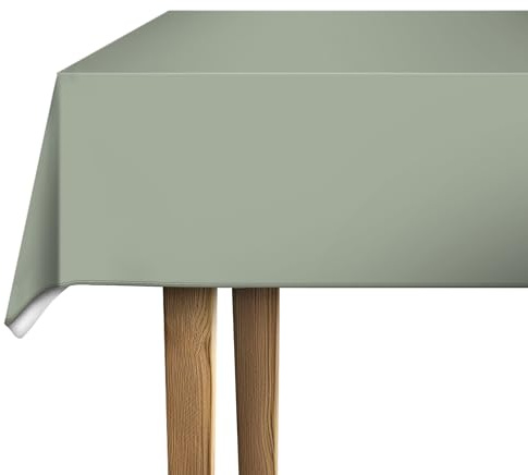d-c-fix mantel de mesa rectangular de hule Verde Salvia 110 cm x 140 cm