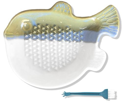 RYHHH Piatto Per Grattugia In Ceramica, Grattugia Mela, Può Macinare Ravanello, Patate, Aglio, Zenzero e Altre Verdure e Frutta, Perfetta Per La Preparazione Di Cibi Per Neonati, Accessorio Per Cucina