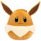 Pokemon Squishmallows - 25 cm Eevee - 10 inch braun/weiß verstopft Plüschspielzeug - offizielles Pokémon Spielzeug für Kinder 2+ Jahre.