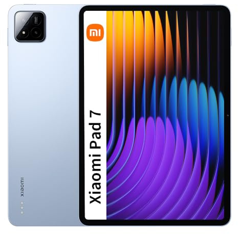 XIAOMI Pad 7, 11.2 Inch Tablet, 8GB+128GB, Blue, 8850mAh Battery, 45W Turbo Charging, HyperAI, 2 Year Warranty (No Power Adapter Included)