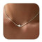 HARJJME Kreuz Kette Silber 925 Damen 14K Vergoldet Choker Kette mit Kreuz Halskette Wasserfest Gold Silber Kreuzketten Cross Necklace Geschenk für Frauen Mädchen Freundin Modeschmuck
