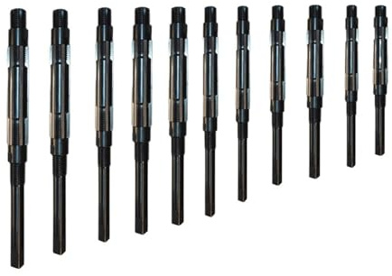 WMAMBZNDHP 1 escariador Manual Ajustable de 6,25 a 84 mm, Rango de tamaño de HSS, Herramientas de Corte: 6, 8, 10, 12, 15, 20, 25, 30, 35, 40, 45, 50, 55, 60, 65, 70, 75, 80 y 84 mm.(33.5-38)
