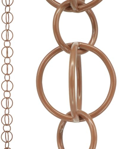 Raccoglitori di pioggia, Catena antipioggia for esterni in alluminio Finitura grezza in(Gold)