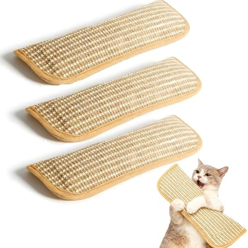 3 pezzi giocattoli di erba gatta grande cuscino giocattolo per gatti valeriana cuscino per gatti, giochi interattivi e allenamento masticabile, morbido giocattolo con tessuto antigraffio 34 x 9 cm