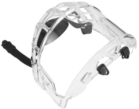 SAFIGLE PC Ice Hockey Helmet Visor Replacement Shield with Anti-fog and Easy to Clean Features for Adult and Youth Players, Quick Release Design Suitable for Competitive and Practice Use