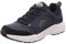 Skechers Herren 51893 NVBK Sneaker, Navy Leather Pu Mesh Schwarz Trim, 44 EU