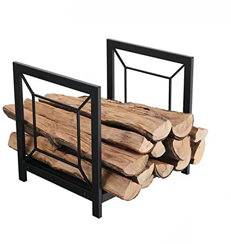 Portalegna Portagrumi for legna da ardere con ruote Facile da montare Legna da ardere Legna Legna da ardere Telaio for legna da ardere Carrello da legna da ardere Utilizzato for strumenti for camino d