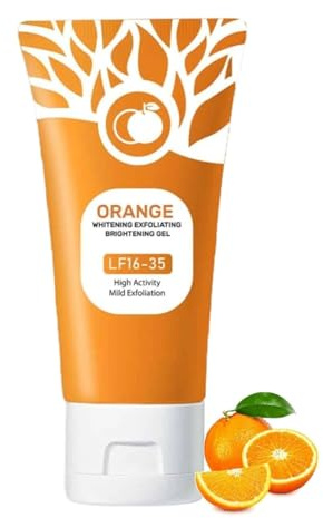 Gels Exfoliants Orange Pour Le Visage Et Le Corps - 100g Gommage Corps Exfoliant, Exfoliant Pour Visage Et Corps - Nettoyage En Profondeur - Exfoliant Hydratant Pour Soin Peau (1PC, 100g)
