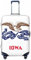 NBAGHPQ Iowa State Flag Print Double Sided Protezione Elastica Universale Valigie Copertura Unica Protezione Bagagli, Nero , L