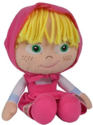 Simba 109301065 björn maskera tygdocka, 25 cm