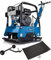 Scheppach HP2500S Benzin Rüttelplatte reversierbar | 125kg | 6,5PS | 40cm Verdichtungstiefe | 30kN | Vor-/Rücklaufgeschwindigkeit: 25 m/min | 630x400mm Stahlplatte | inkl. Gummimatte & Fahrvorrichtung