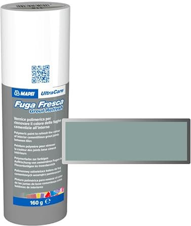 Mapei Ultracare FUGA FRESCA 177 VERDE SALVIA pintura polimérica para renovar el color de las juntas de cemento Botella de 160 g.