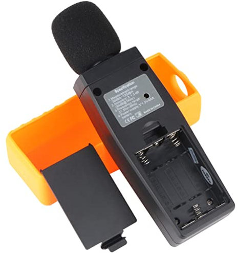 ULTECHNOVO Messgerät Dezibel-schallpegelmesser Für Klassenzimmer Werkskalibrierung (30-130 Dba) Geräuschüberwachungsgerät Batterieanzeige Tragbares Schallmessgerät Für Musikaufnahmen