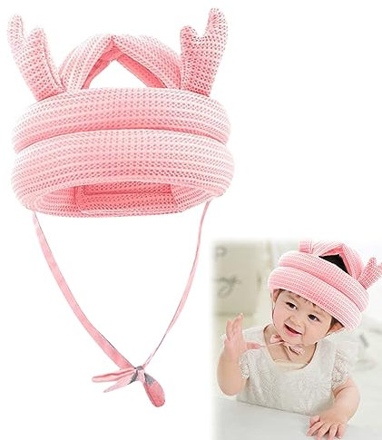 Bébé Anti Chute Chapeau,Casque Sécurité Bébé,Infantile Tête Protection,Réglable Chapeau Sécurité Pour Enfant Bebe,Bébé Casque Protection Pour Enfant,Pour Enfant Apprendre À Ramper Et À Marcher,Kiuiom
