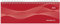 Zettler - Tisch-Querkalender 2025 rot, 29,7x10,5cm, Bürokalender mit 128 Seiten, Tages-, 1 Woche auf 2 Seiten, Monatsübersicht, Notizbereich, Adressteil, Ringbindung und deutsches Kalendarium