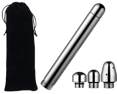 Analdusche mit 3 Aluminium-Duschdüsen, Duschkopf Set, Enema Anal Vaginal Dusche Für Frauen, Männer, Dusche-Set Zubehör Inklusive Samter Tragetasche