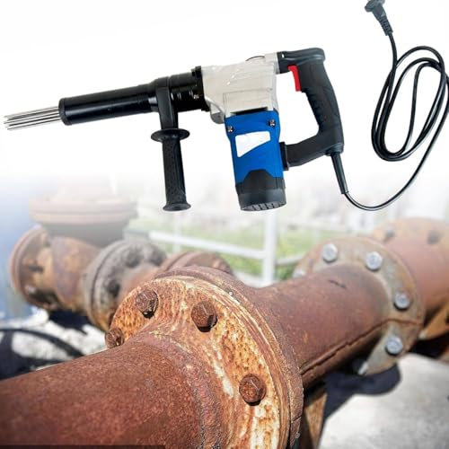 Scrostatore elettrico ad aghi Scrostatore elettrico ad aghi portatile,strumento elettrico per la rimozione della ruggine,macchina per la pulizia della rimozione della ruggine di tipo ad ago,220v