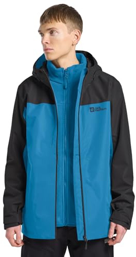 Jack Wolfskin Herren Taubenberg 3in1 Jkt M, Aurora Blue, XXL EU