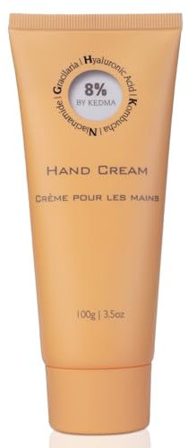8% - Crème Mains Hydratante et Réparatrice à l'Acide Hyaluronique - Kombucha et Niacinamide - Tous types de peau - Sans parabènes, sulfates - 100g